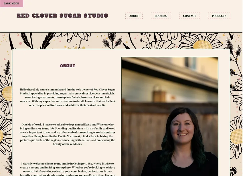 Red Clover Sugar Studio — homepage